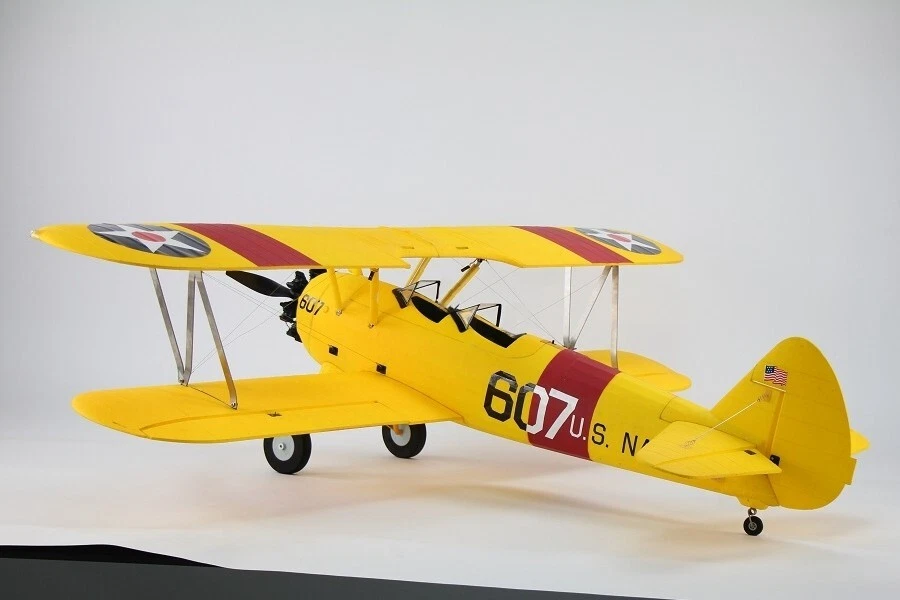 Dynam Stearman PT-17 Yellow 4S RC Biplane 1300mm 51" Wingspan - Image 2 of 4