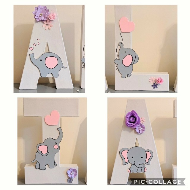 Elephant Dumbo Letters Baby Nursery Wall Art Decor Children’s Gift boy girl Elephant Dumbo Letters Baby Nursery Wall Art Decor Children’s Gift boy girl