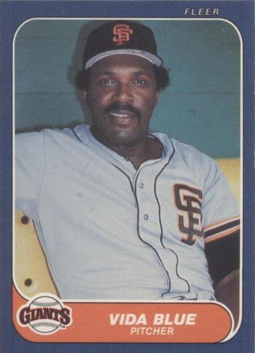 1986 Fleer - Vida Blue #533 - 1 of 1