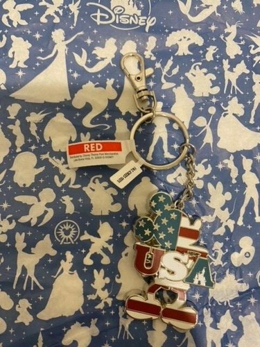 New Disney Mickey Mouse Americana Metal Key Chain - Picture 4 of 5