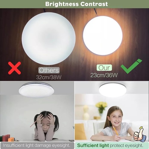 RGB LED Deckenleuchte Sternenhimmel Dimmbar Deckenlampe 40cm mit Fernbedienung - Bild 3 von 12