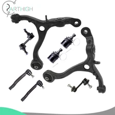 8x Front Ball Joint Sway Bar Tie Rod End Control Arm For 2008-2012 Honda Accord