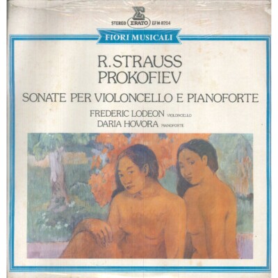 Strauss, Prokofiev, Lodeon, Hovora LP Vinyle Sonate Pour Cello Et Piano Sigikid