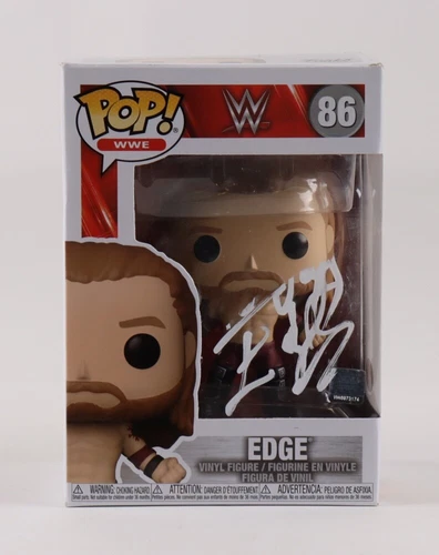 Edge WWE #86 Signed Autographed Funko Pop PSA E