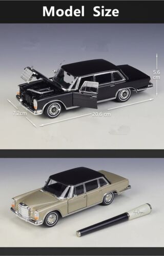 Coche de carreras modelo diecast Mercedes Benz 600 1963 Welly 1:24 nuevo en caja - Imagen 15 de 23