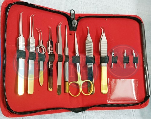 KIT STRUMENTI BASE TRAPIANTO CAPELLI 12 PZ - Foto 5 di 5