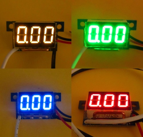 010A Digital Panel Amper meter LED 4 Wire Ammeter Current Display Module Shunt 010A Digital Panel Amper meter LED 4 Wire Ammeter Current Display Module Shunt