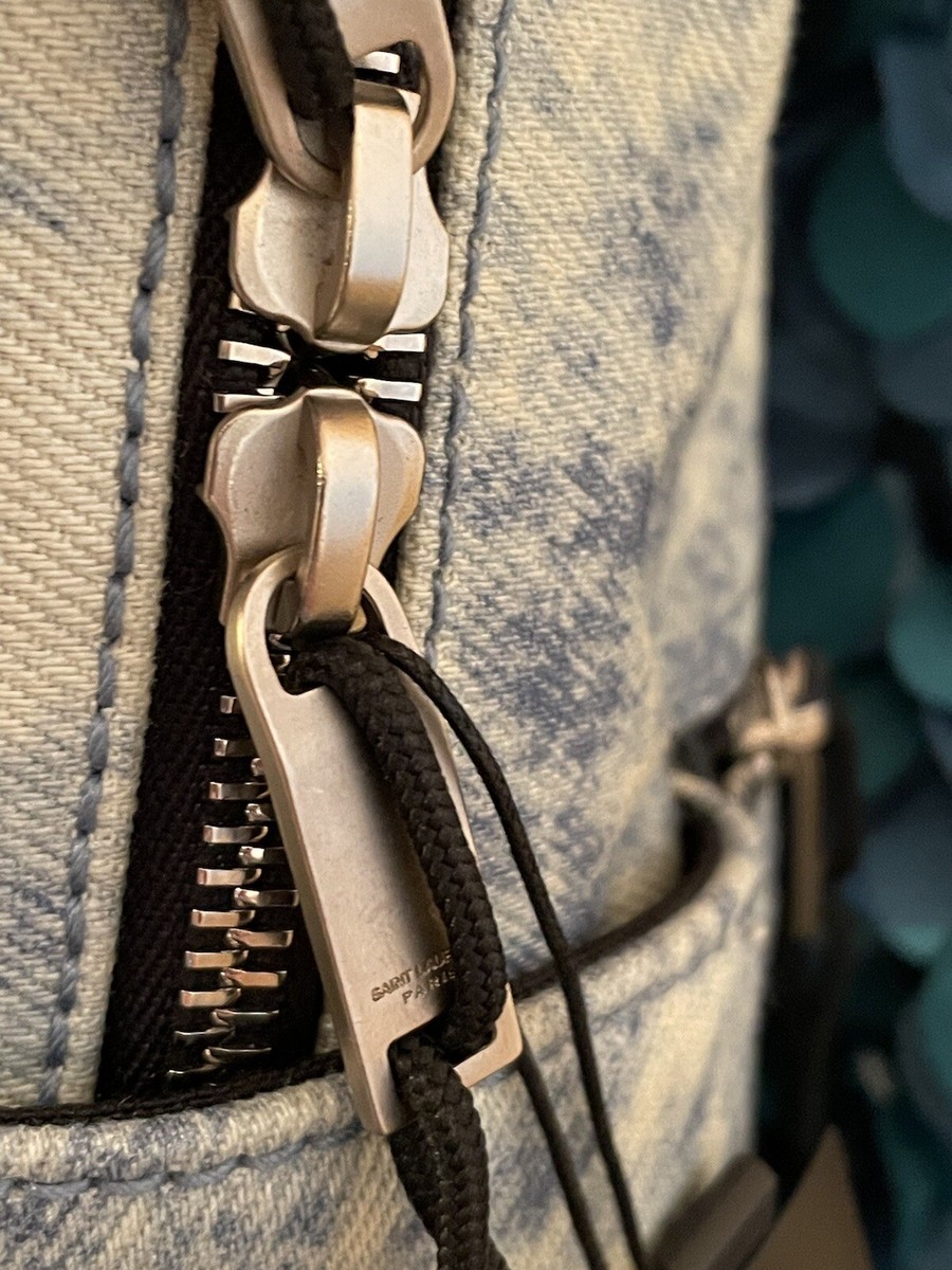 HOT! Saint Laurent YSL City Backpack Bag Nuxx Backpack Denim