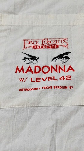 CAMISA ABOTONADA MADONNA WHO'S THAT GIRL TOUR 1987 PROMO CREW NIVEL 42 - Imagen 3 de 6