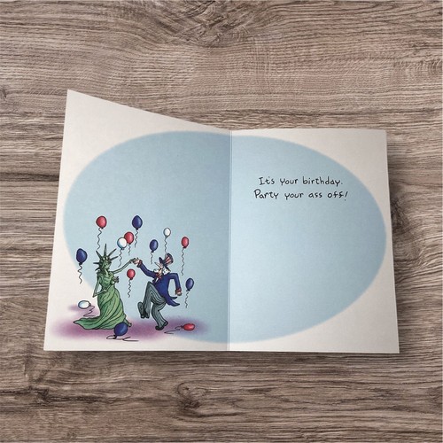 Humor Funny White House Birthday Card Him Her Friend Oatmeal Studios - Picture 2 of 2