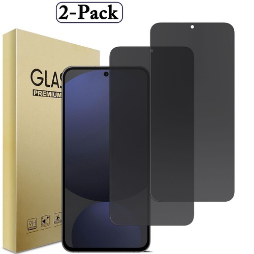 Privacy Screen Protector Anti-Spy Tempered Glass For Samsung Galaxy S24 FE 5G - Picture 14 of 16