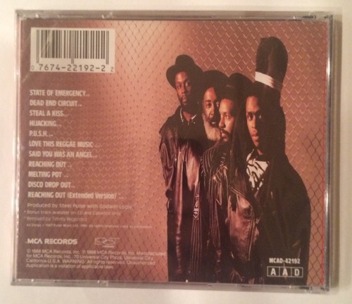Steel Pulse 'State Of Emergency' CD MCA Records (1988) Roots Reggae Brand New  - Picture 2 of 2