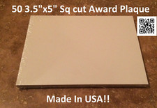 3.5" X 5" Dye Sublimation Award Plaque Blanks 50PCS