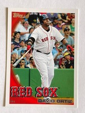 2010 TOPPS DAVID ORTIZ #369 DH BOSTON RED SOX BASEBALL CARD