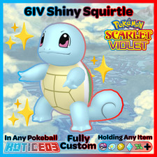 ✨Shiny/Non Shiny Squirtle 6IV✨ Pokemon Scarlet & Violet 🚀Fast🚀 DLC