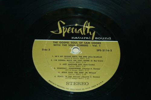 The Gospel Soul of Sam Cooke With The Soul Stirrers Vol. 1 Specialty SPS-2116-1 - Bild 8 von 8