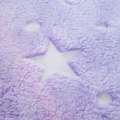 Glow in The Dark Comforter Set 3 Piece Twin/Twin XL, Purple Velvet Bedding Se... - Picture 8 of 8