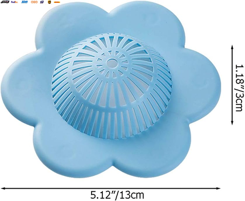Hair Catcher Silicone Hair Stopper Shower Drain Covers with Suction Cups Suit fo - Picture 4 of 7