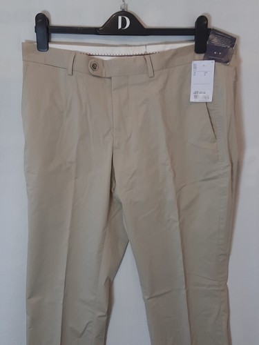 The Original Ben Sherman Slim fit Beige chino Trousers 100% Cotton 32"Waist - Picture 3 of 16