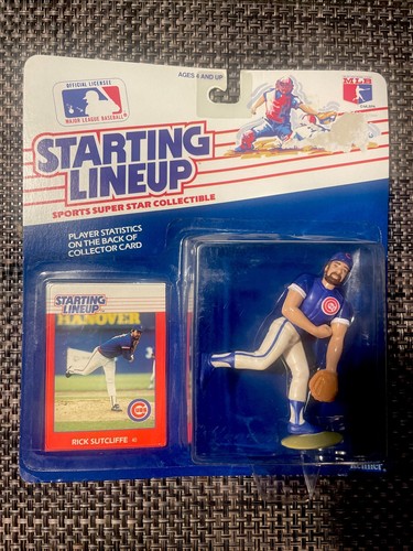 1988 Rick Sutcliffe Chicago Cubs Starting Lineup Sports Superstar Collectible