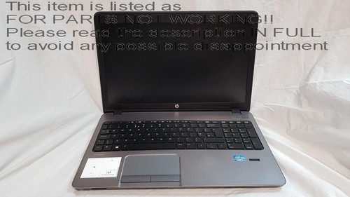 PARTS REMOVED! HP probook 450 15.6" Laptop FULL SPECS UNKNOWN