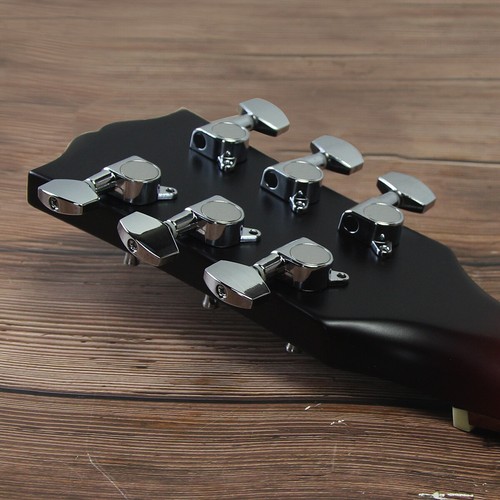 Guitarra eléctrica acústica FLEOR 3L3R clavijas de afinación cabezales de máquina afinadores teclas cromadas - Imagen 7 de 9