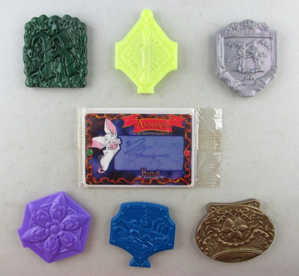 FREMDFIGUREN + KOMPLETTSATZ / ANASTASIA HOLOGRAMM SECRETS von KELLOGGS + RAR