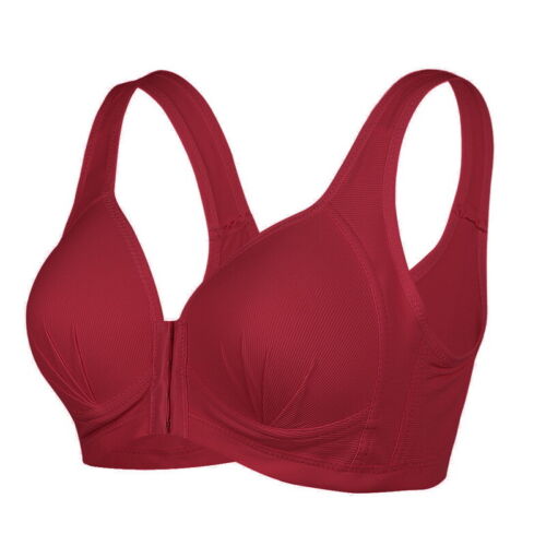 Reggiseno donna chiusura frontale completo push up senza fili bralette reggiseno intimo - Foto 18 di 18