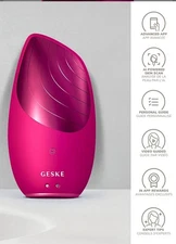 GESKE Sonic Thermo Facial Brush 6 in 1 Magenta NEW