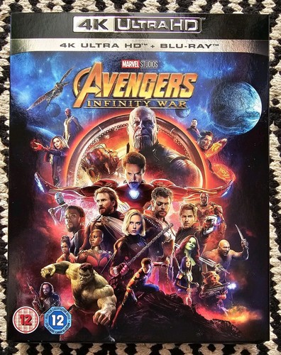 Avengers: Infinity War (2018) (4K UHD Blu-ray/Blu-ray) Schutzhülle Marvel MCU