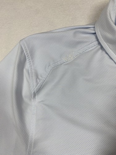 Rhone Commuter Polo Shirt Men’s XL Blue Stretch Performance Golf Preppy - Picture 5 of 10