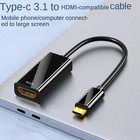 USB typu C na gniazdo HDMI HDTV kabel 4K adapter dostęp ✌