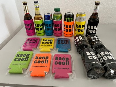 10 Stubby Cooler aus Neopren, Flaschenkühler für 0,33 Flaschen , VKfrei