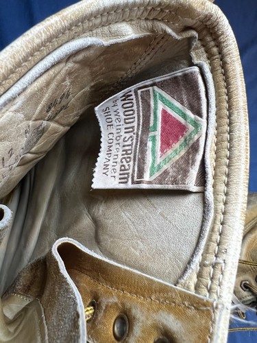 VTG Wood N Stream Boots High Top Lace up Mens 12 Waterproof Insulated 70/80s? - Picture 24 of 24