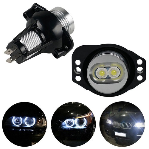LED Bulbs 12W Pair LED Eyes Marker Light White 6000K Automobile Accessories - Picture 12 of 14