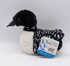 Wild Republic Audubon Water Birds Common Loon Plush NO Sound 2016 With Tag