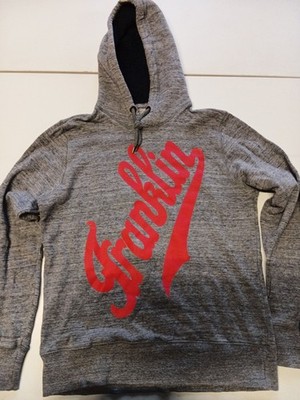 Franklin Marshall Grey Hoodie Jumper Small Size ADU-664