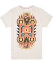 RVCA White Redondo Mask Super Soft Short Sleeve T-Shirt NEW SLIM FIT XL