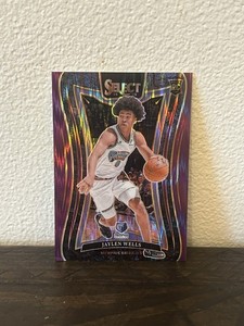 2024-25 NBA Panini Select Jaylen Wells #371 Purple Flash Prizm Rookie /249 (RC)