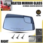 Right Side Heated Mirror Glass 2020-2021 Fit Chevrolet 2500 3500 Silverado HD