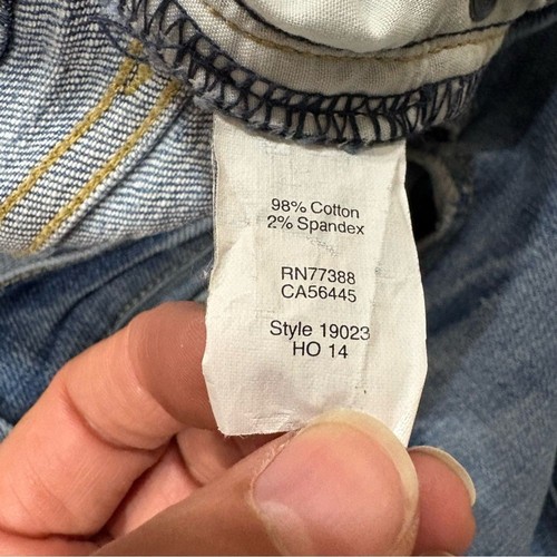 J. CREW Factory | Blue Straight Leg Stretch Denim Jeans size 26S Mid Rise 19023 - Picture 7 of 10