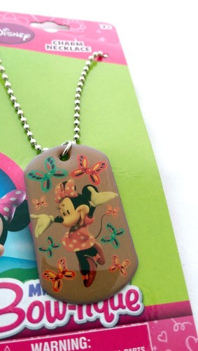 Disney 18" Pendant Dog Tag Charm Adjustable Necklace Chain 12 PCS Assorted New - Picture 13 of 20