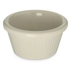 Carlisle S29242 Bone 2 Ounce Fluted Melamine Ramekin - 48 / CS