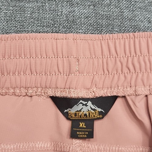 Pacific Trail Womens Drawstring Summer Shorts with Pockets X-Large Size Pink - Picture 8 of 10