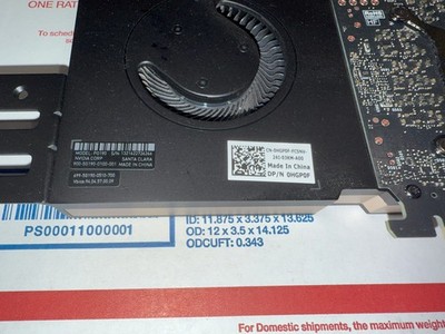 Dell NVIDIA RTX A4000 16GB GDDR6 Graphics Video Card