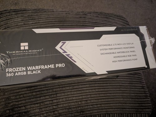 Thermalright Frozen Warframe PRO 360 Black ARGB AIO CPU Liquid Cooler Bnib (S8) - Picture 2 of 4