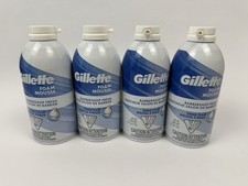 4x Gillette Foam Mousse Barbershop Fresh Shave Foam,  11oz Each