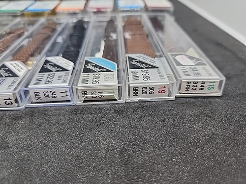 LOT 22 VTG SPEIDEL LEATHER WATCH BANDS NEW OS MEN WOMEN LIZARD CALF GATOR LIZARD - Bild 11 von 18