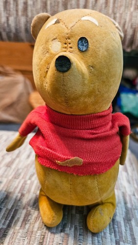 3 Vintage 60er Jahre Winnie Puuh Disney Plüsch Stofftiere GUND Ferkel, Pooh, - Bild 4 von 7