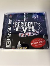 Resident Evil 3: Nemesis PS1 CIB With Reg Card Dino Crisis Demo Disc Included.